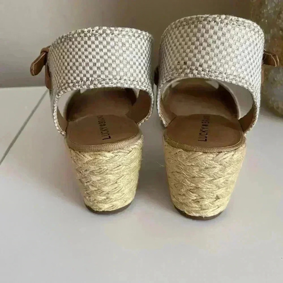 Lucky Brand Kyndra Espadrille Wedge Sandals Size 8 - Picture 3 of 8